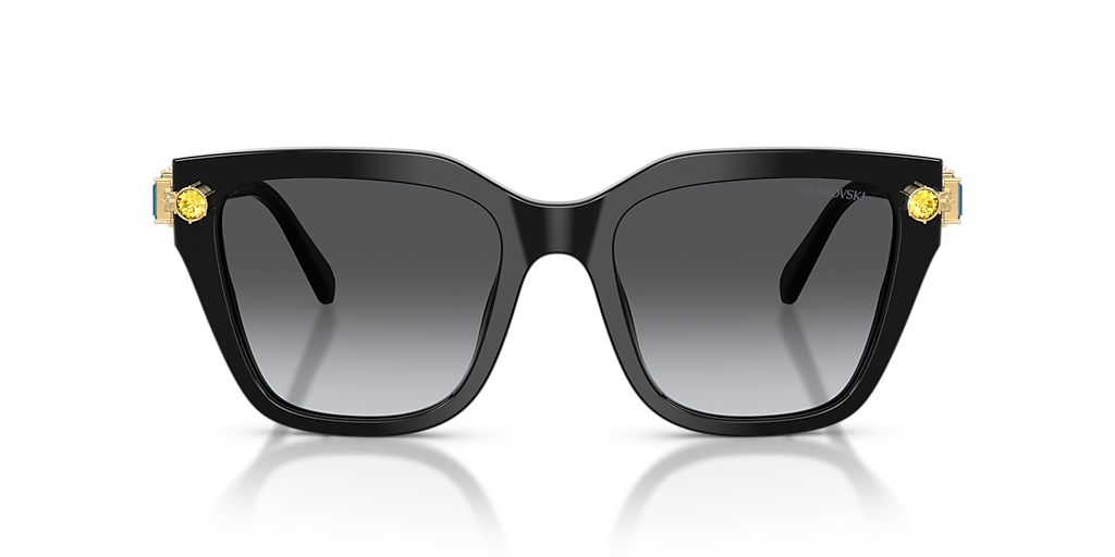 SWAROVSKI SK6041 Black - Women Sunglasses, Polar Grey Gradient Lens