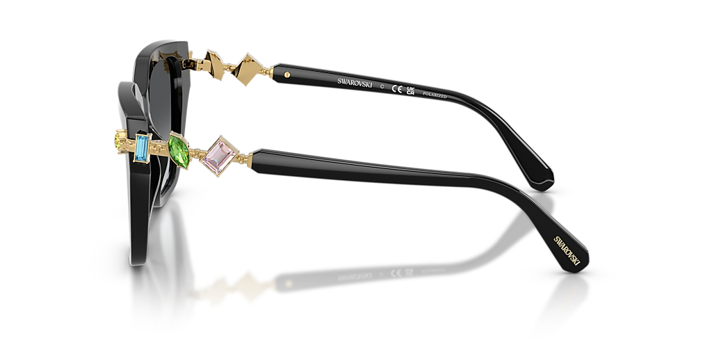 Swarovski SK6041 XL (53 - 19) with Grey lenses and Black