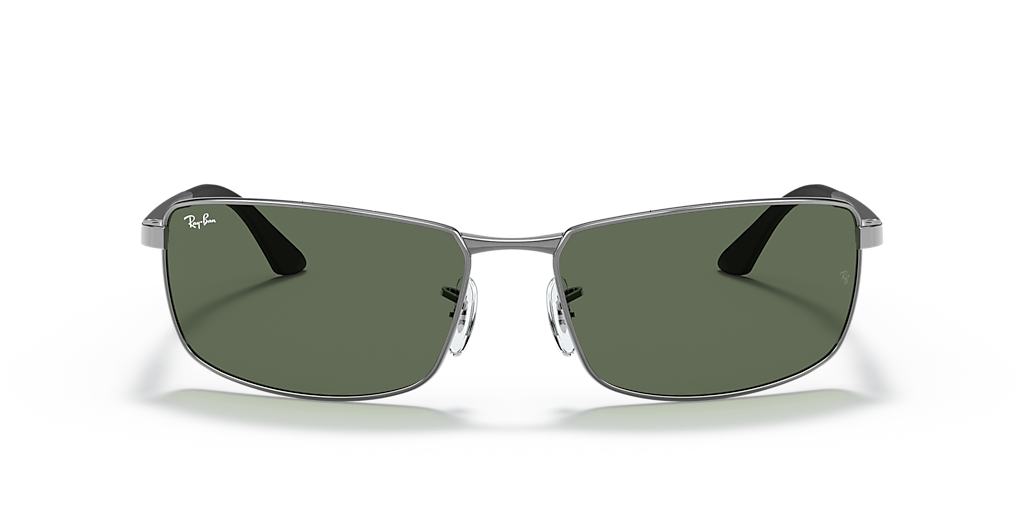 RAY-BAN RB3498 Black - Man Sunglasses, Grey Lens