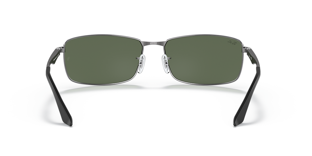 RAY-BAN RB3498 Black - Man Sunglasses, Grey Lens