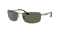 Ray-Ban RB3498 XXL (61 - 17) with Brown lenses and Grey frame
