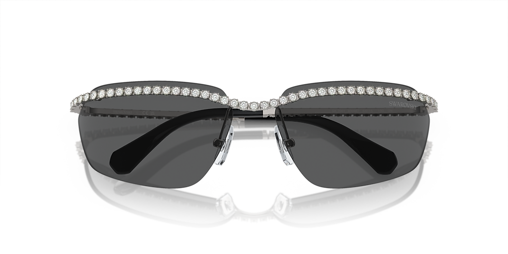 【送料,関税込】SWAROVSKI サングラス SK7001 Swarovski SK7001 L (64 - 15) with Grey lenses and Silver
