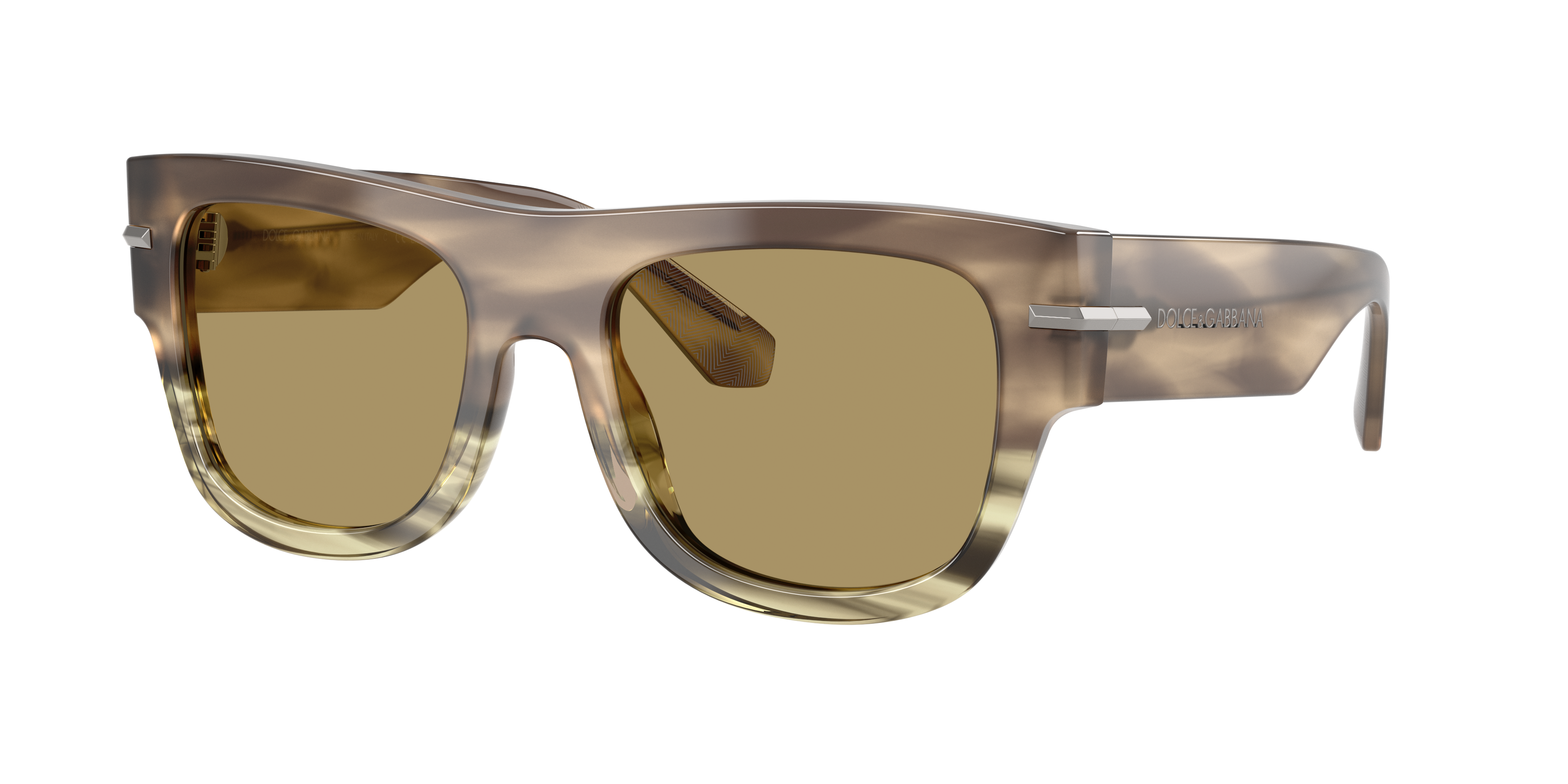 Dolce&Gabbana Man Sunglass DG4484 -  Frame color: Havana Green, Lens color: Green Olive