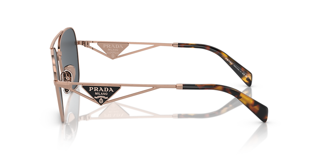 Prada PR A50S XXL (59 - 17) with Grey lenses and Pink frame