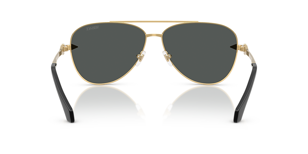 Versace VE2283 XL (61 - 13) with Grey lenses and Gold frame