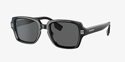Burberry BE4349 Eldon 51 Dunkelgrau & Schwarz Sunglasses 