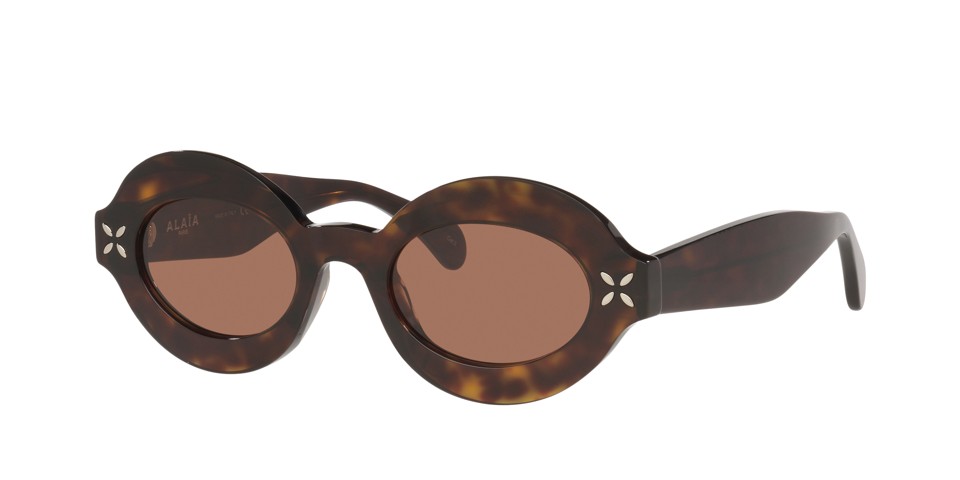 Alaia Woman Sunglass AA0059S -  Frame color: Tortoise, Lens color: Brown
