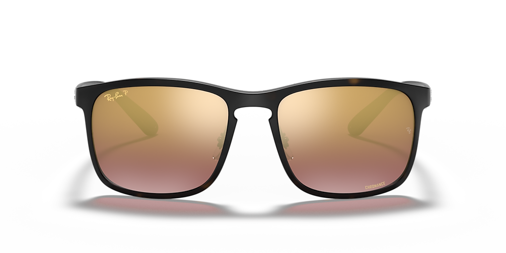 RAY-BAN RB4264 Chromance Black - Men Sunglasses, Blue Lens