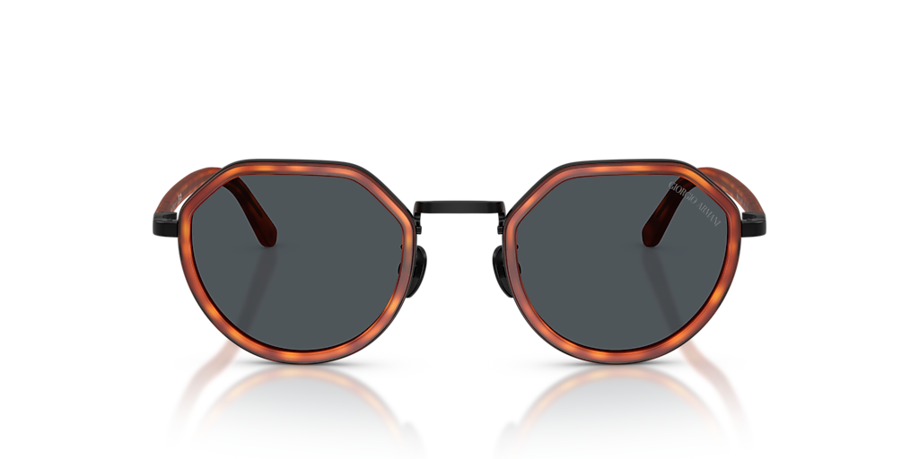 Giorgio Armani AR6181 M (48 - 23) with Blue lenses and Brown frame