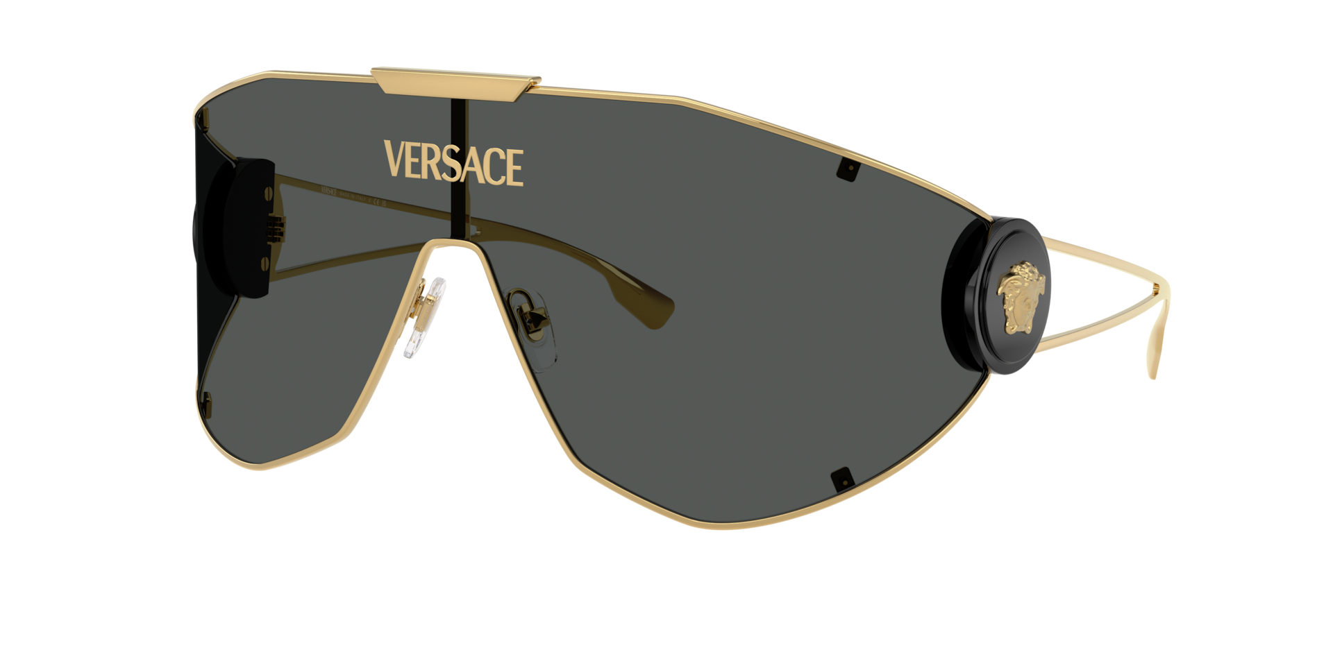 Versace Luxury Sunglasses VERSACE VE2269 100281 Gold Grey Polarized Men main image 2
