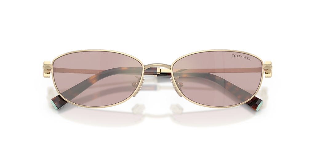 Tiffany & Co. ティファニーサングラス TF3065 ピンクゴールド Tiffany & Co. TF3115 L (56 - 17) with Violet lenses and Gold frame