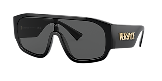 Versace VE4409 S (53 - 19) with Grey lenses and Black frame