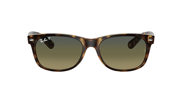 Ray-Ban RB2132 New Wayfarer Classic 55 G-15 Green & Tortoise 