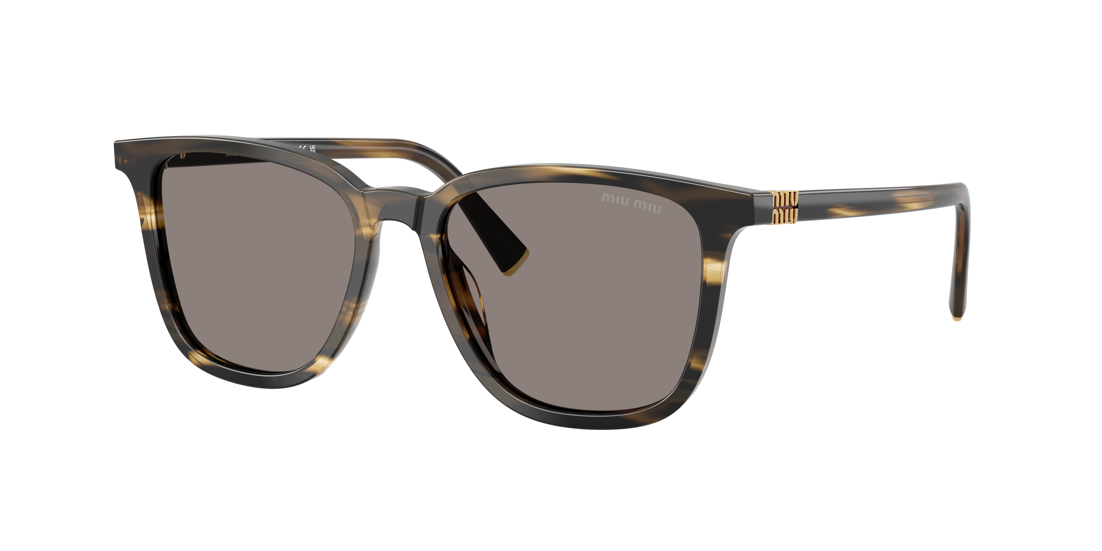 Miu Miu Woman Sunglass Mu B03s In Brown