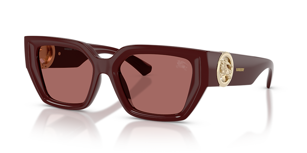 Burberry BE4472U XXL (53 - 18) with Violet lenses and Red frame