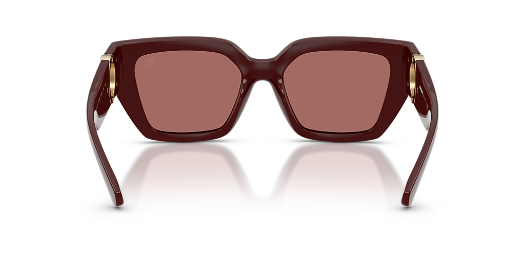 NWT Burberry BE4472U-411969 Bordeaux Cat Eye 53mm Sunglasses Burberry BE4472U Sunglasses | FramesDirect.com main image 3