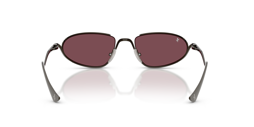 RED ASHAY LIONレッドアッシェイ ライオンFrosted Glass Sunglasses Ourson Red Elysee | Ki ET LA