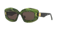 Loewe Chunky Anagram LW40114I XXS (49 - 19) with Brown