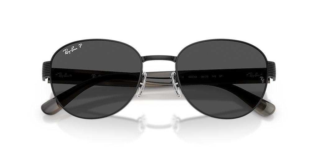 Ray-Ban RB3766CH Chromance M (54 - 20) with Grey lenses and Black