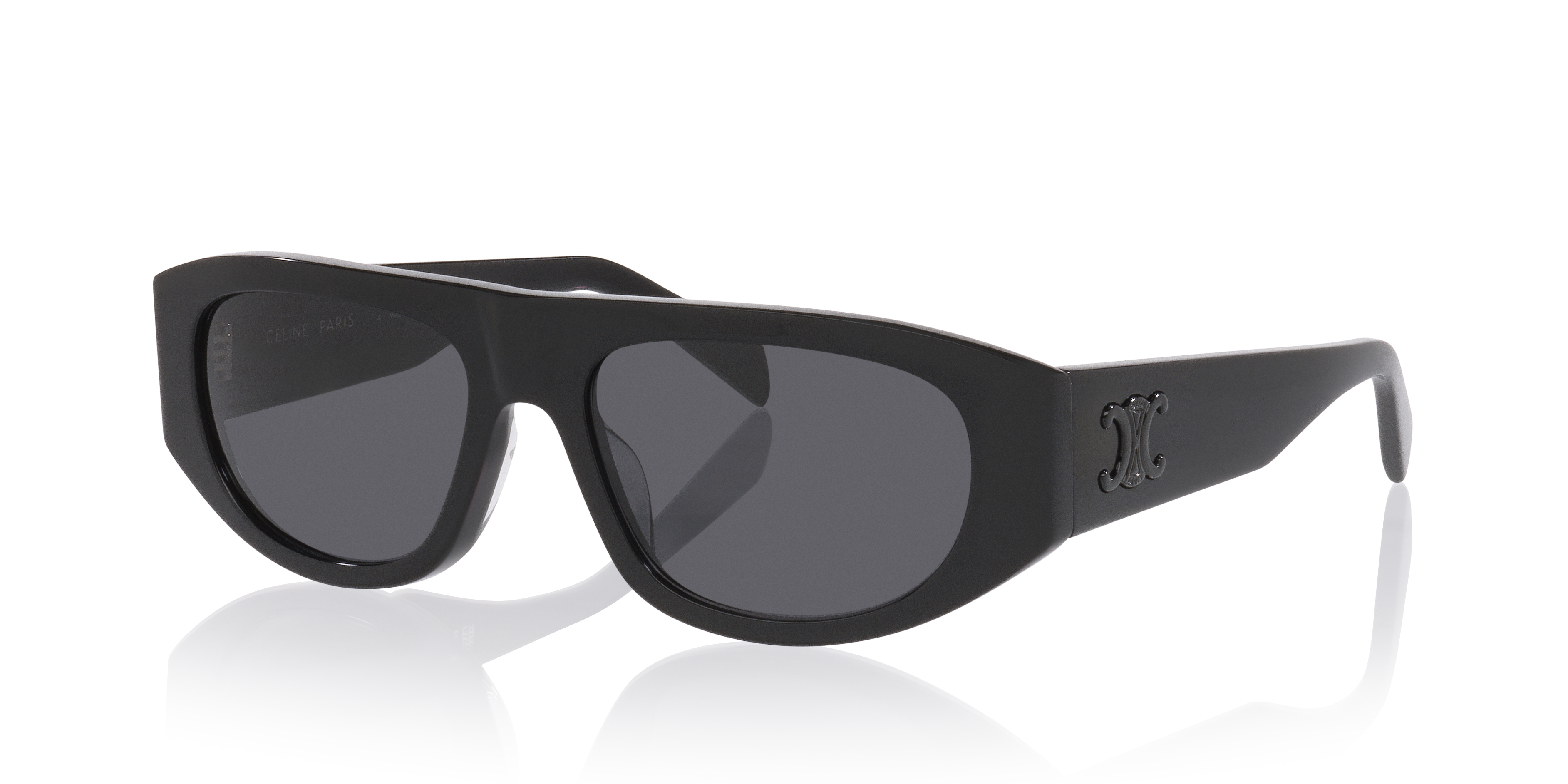 Celine Triomphe CL40334U S (55 - 17) with Grey lenses and Black