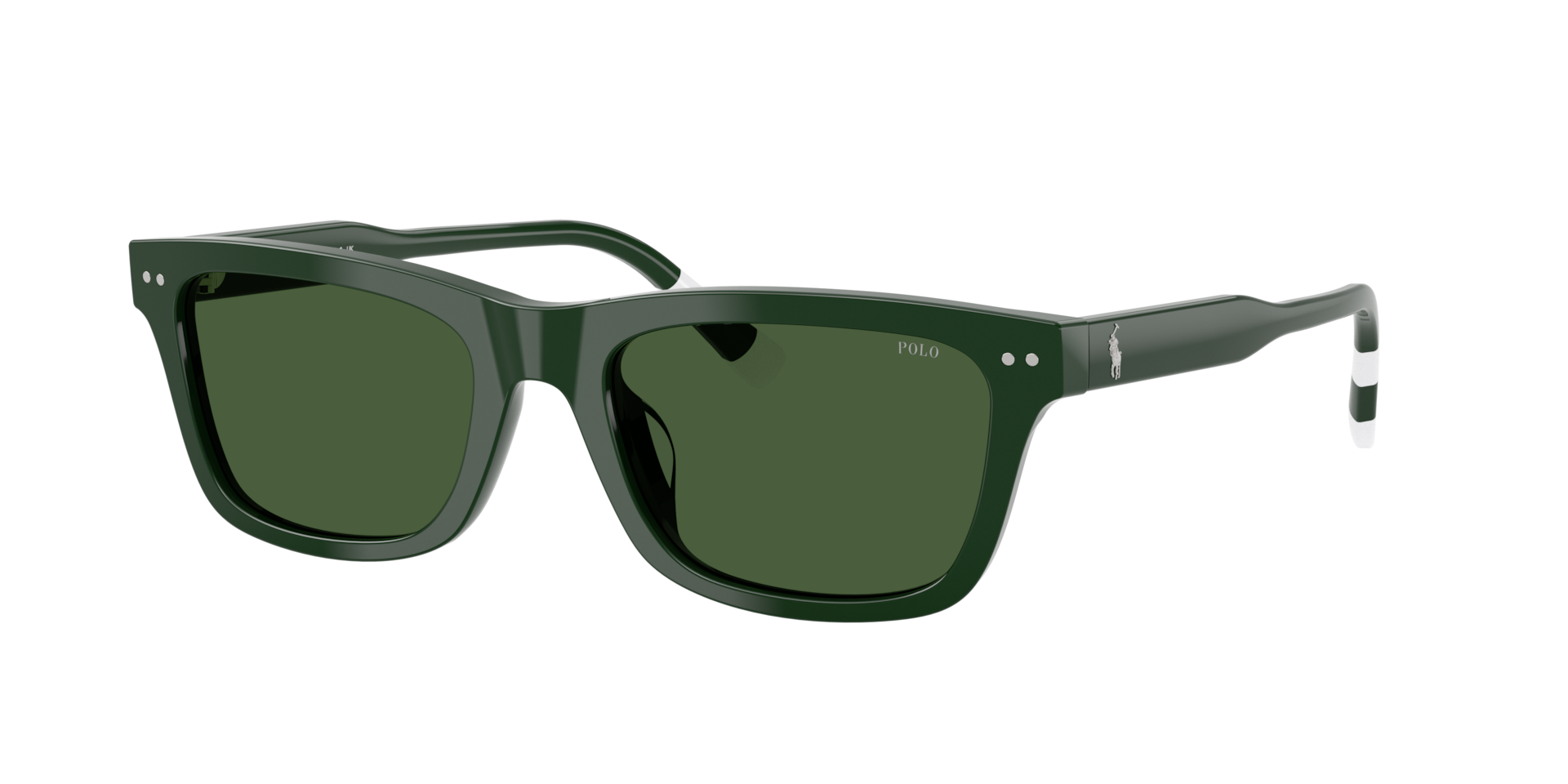 Polo Ralph Lauren Man Sunglass PH4240U -  Frame color: Shiny Green, Lens color: Dark Green