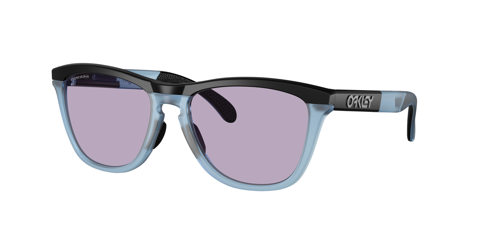 Oakley Unisex Sunglass OO9284A Frogskins™ Range (Low Bridge Fit) - Frame color: Matte Black, Lens color: Prizm Slate