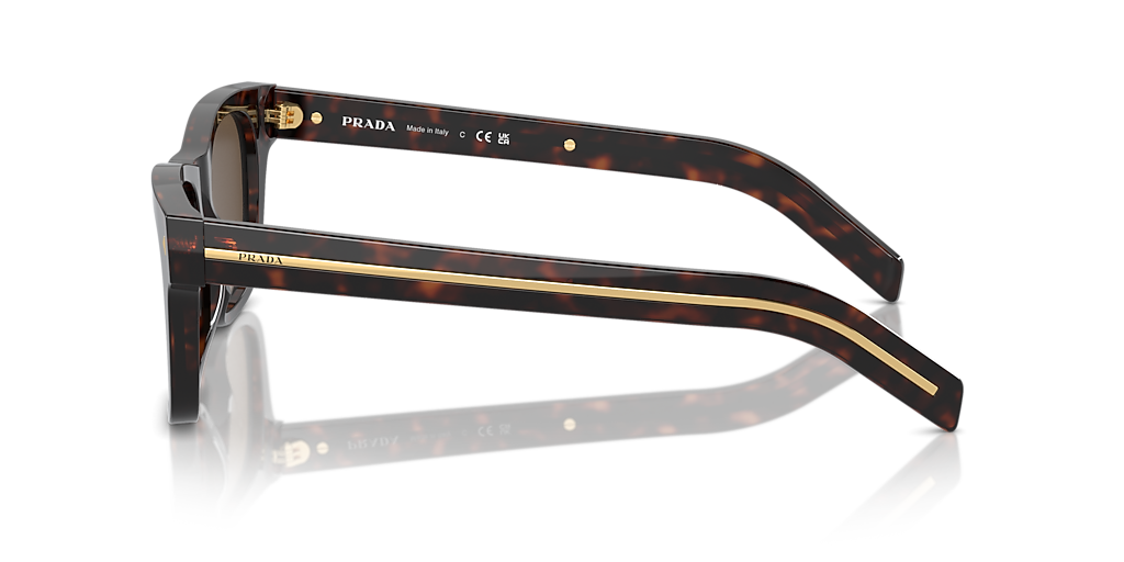 Prada PR A17SF XL (55 - 18) with Brown lenses and Tortoise frame