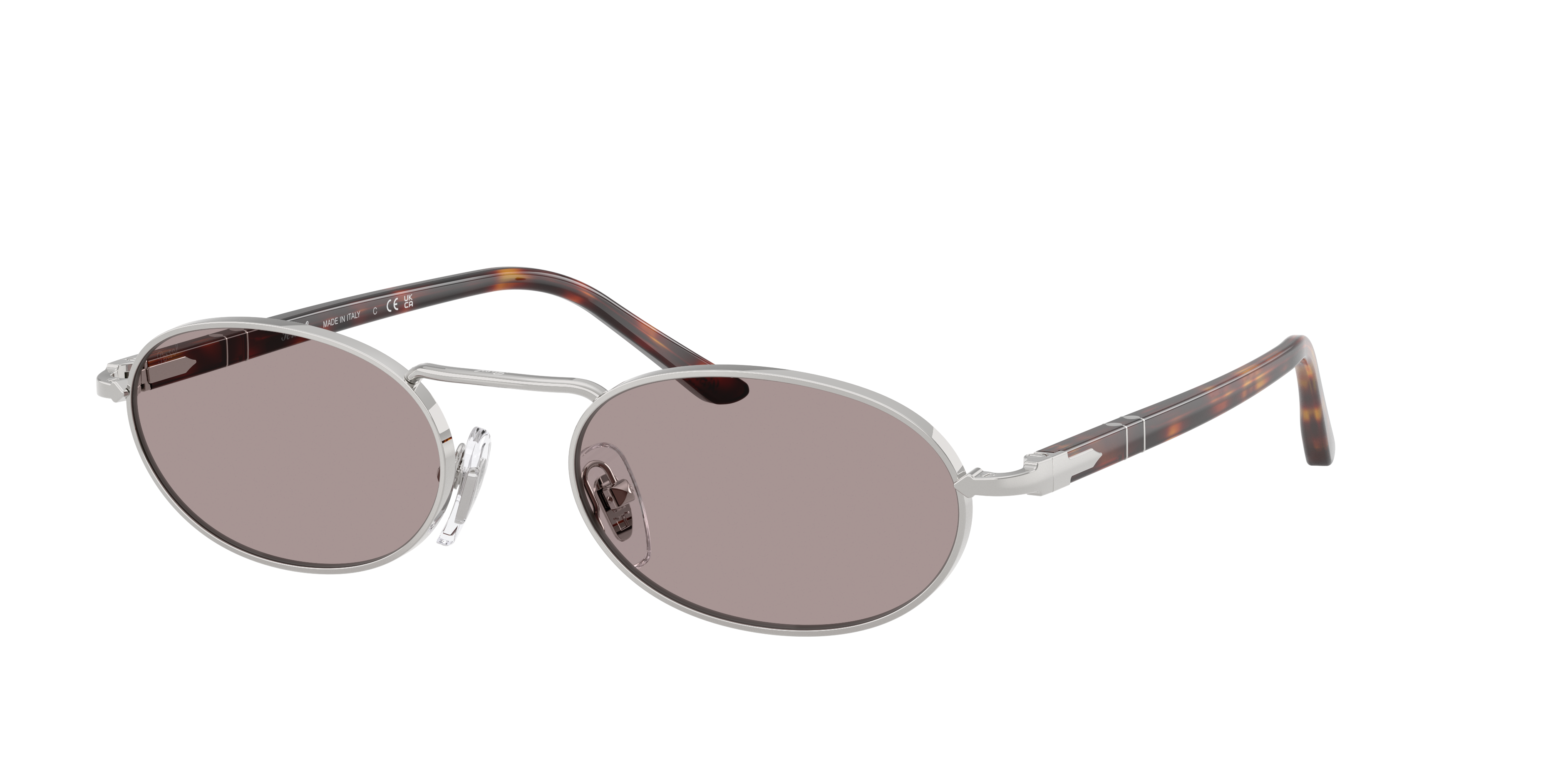 Persol Unisex Sunglass PO1023S -  Frame color: Silver, Lens color: Violet