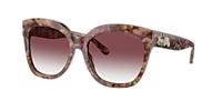 COACH HC8264 L1083 Black - Women Luxury Sunglasses, Grey Gradient Polar Lens