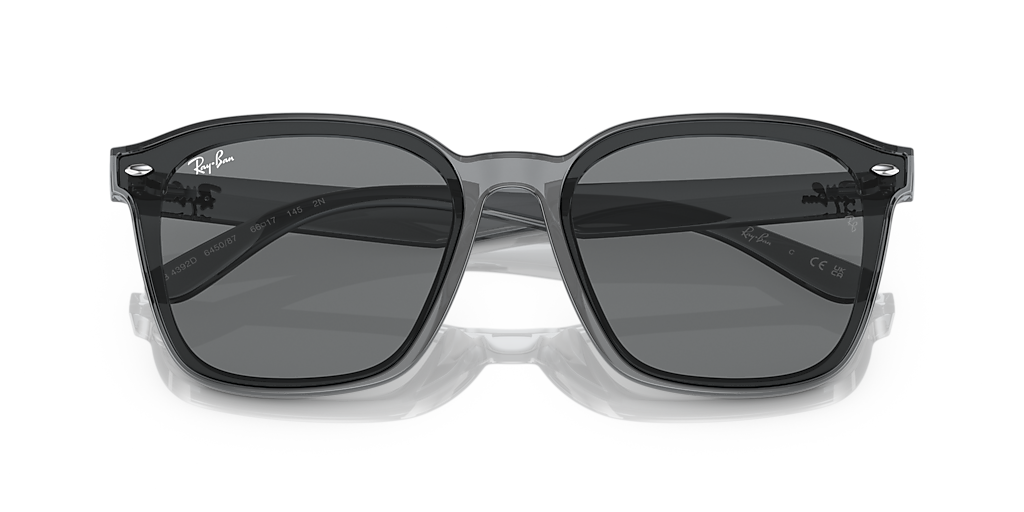 Ray-Ban RB4392D XXL (66 - 17) with Grey lenses and Grey