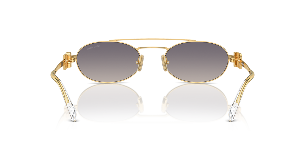 Miu Miu MU 54ZS M (53 - 19) with Grey lenses and Gold frame