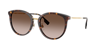 Visit Sunglasses Burberry BE4289D XL (56-20) with Brown lenses and Brown frame