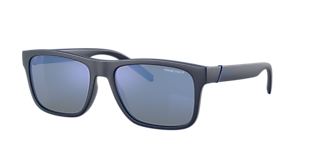 Arnette AN4320 Surry H 55 Dark Grey & Matte Black Sunglasses  