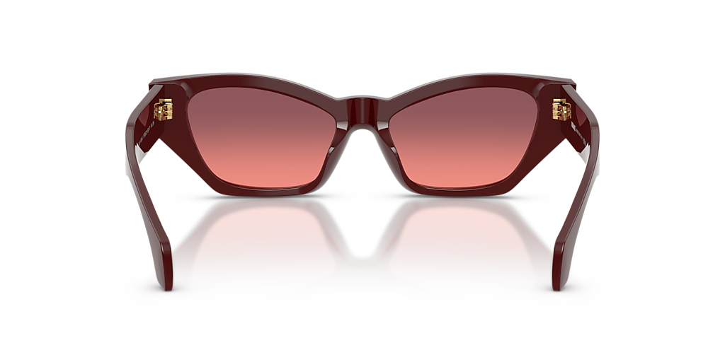 VERSACE VE4488U Solid Red - Woman Luxury Sunglasses, Pink Gradient Violet Lens