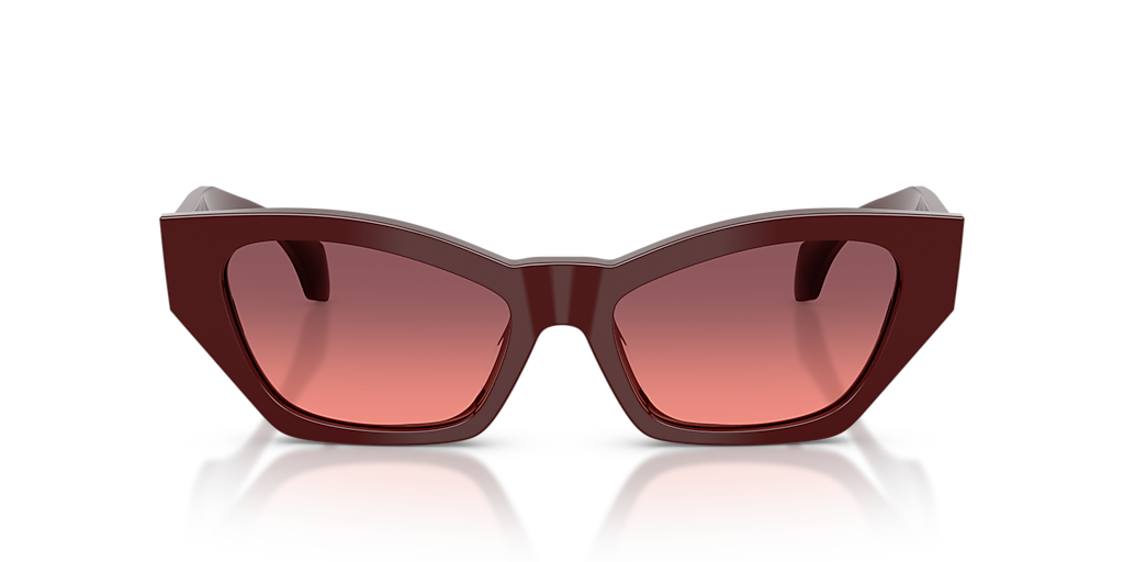 VERSACE VE4488U Solid Red - Woman Luxury Sunglasses, Pink Gradient Violet Lens