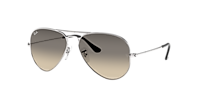 Ray-Ban Aviator Gradient XXL (62 - 14) with Brown lenses and Gold