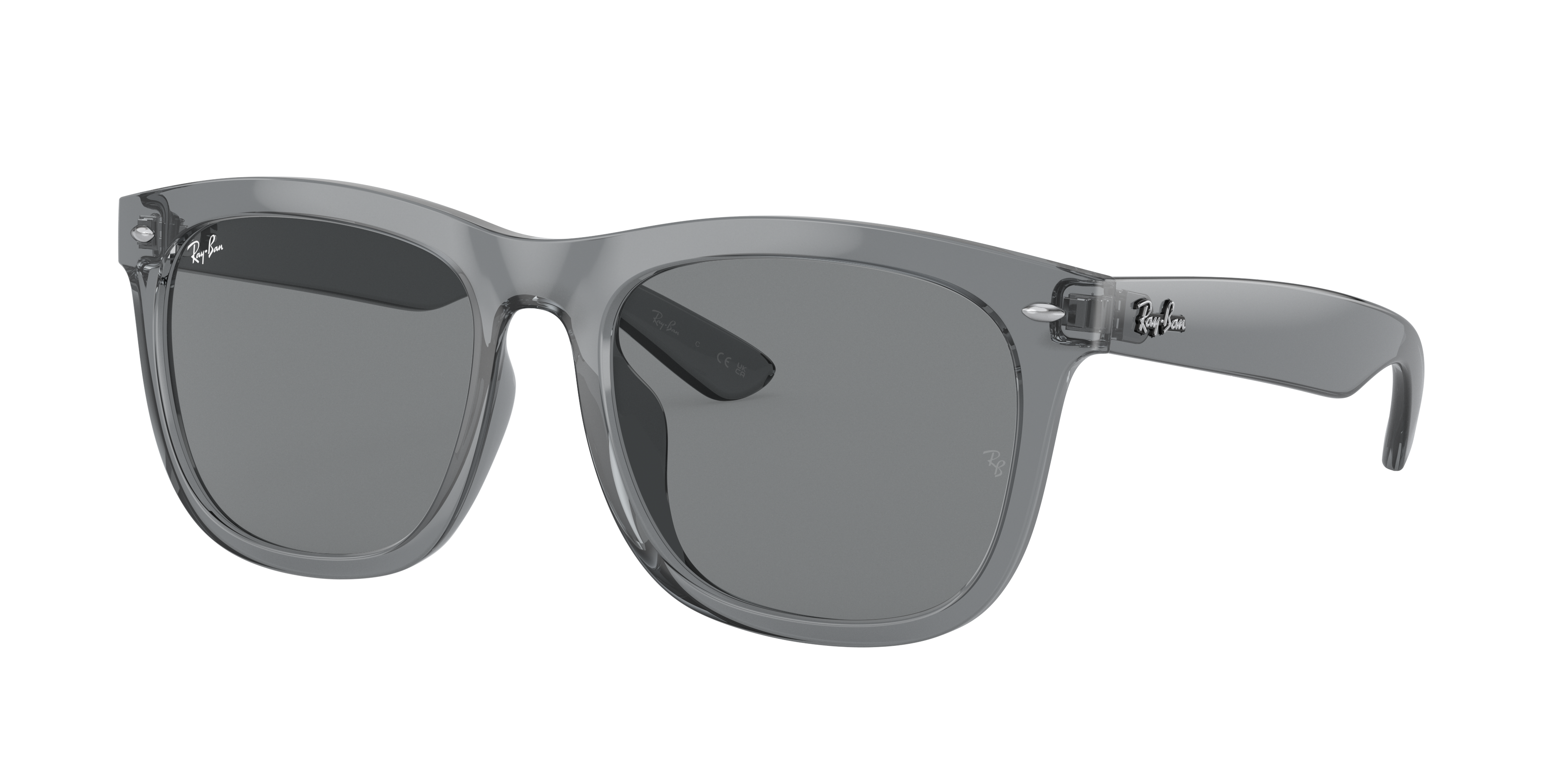 Ray-Ban Unisex Sunglass RB4260D -  Frame color: Transparent Grey, Lens color: Dark Grey