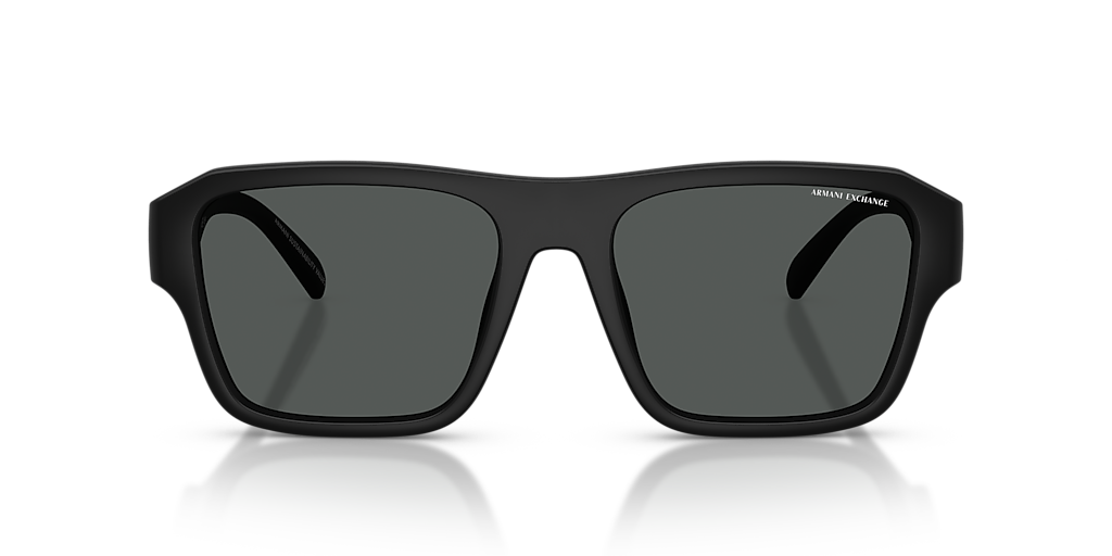 ARMANI EXCHANGE AX4154SU Matte Black - Men Sunglasses, Dark Grey Lens