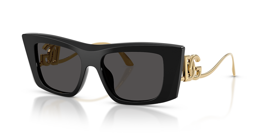 Dolce&Gabbana DG4510 S (51 - 16) with Grey lenses and Black frame