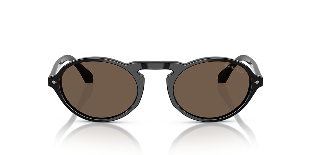 Giorgio Armani AR8219U M (52 - 22) with Brown lenses and Black