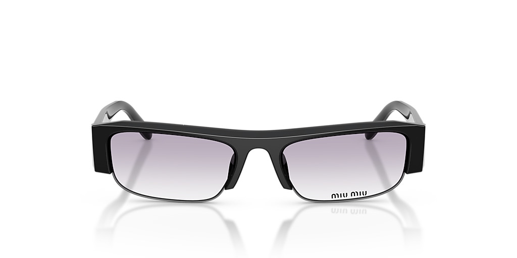 Miu Miu MU B07S XS (51 - 17) with Grey lenses and Black frame