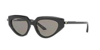 Balenciaga BB0395S XXL (60 - 18) with Grey lenses and Black