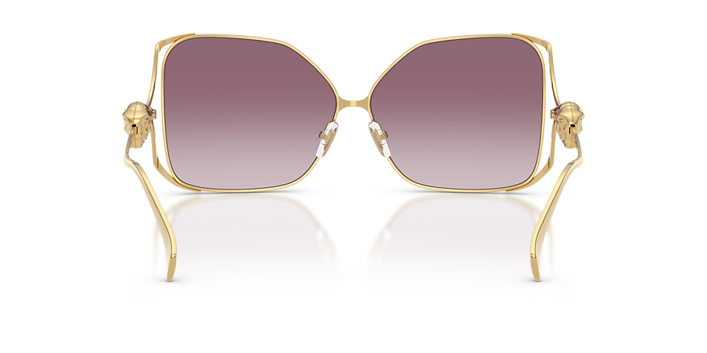 Versace Purple Gradient Square Sunglasses with Gold Accents Versace VE2246D 1002I6 Sunglasses Women main image 4