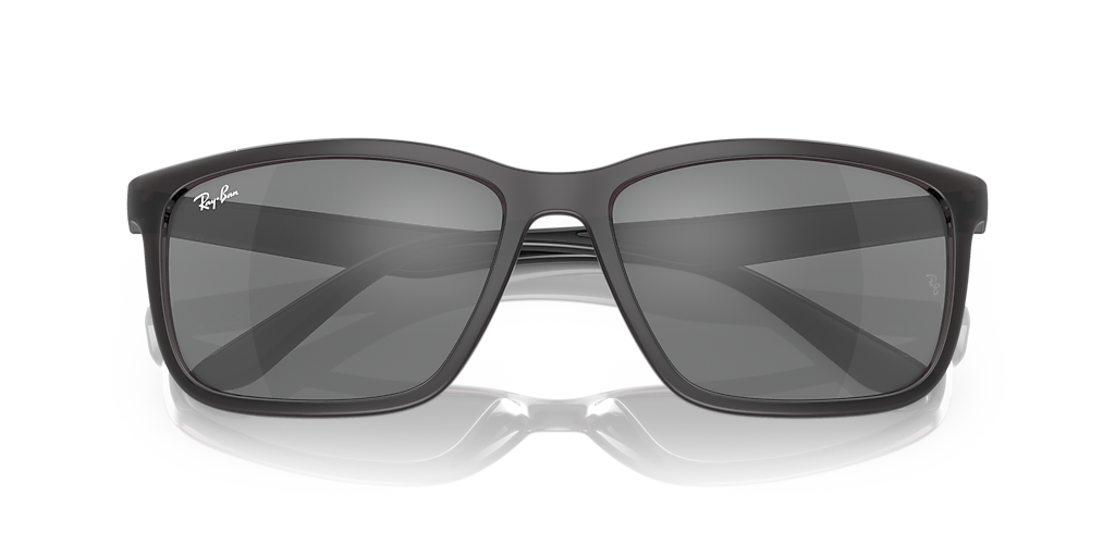 Ray-Ban RB4384L XXL (60 - 17) com Lentes Cinza e Armação Cinza