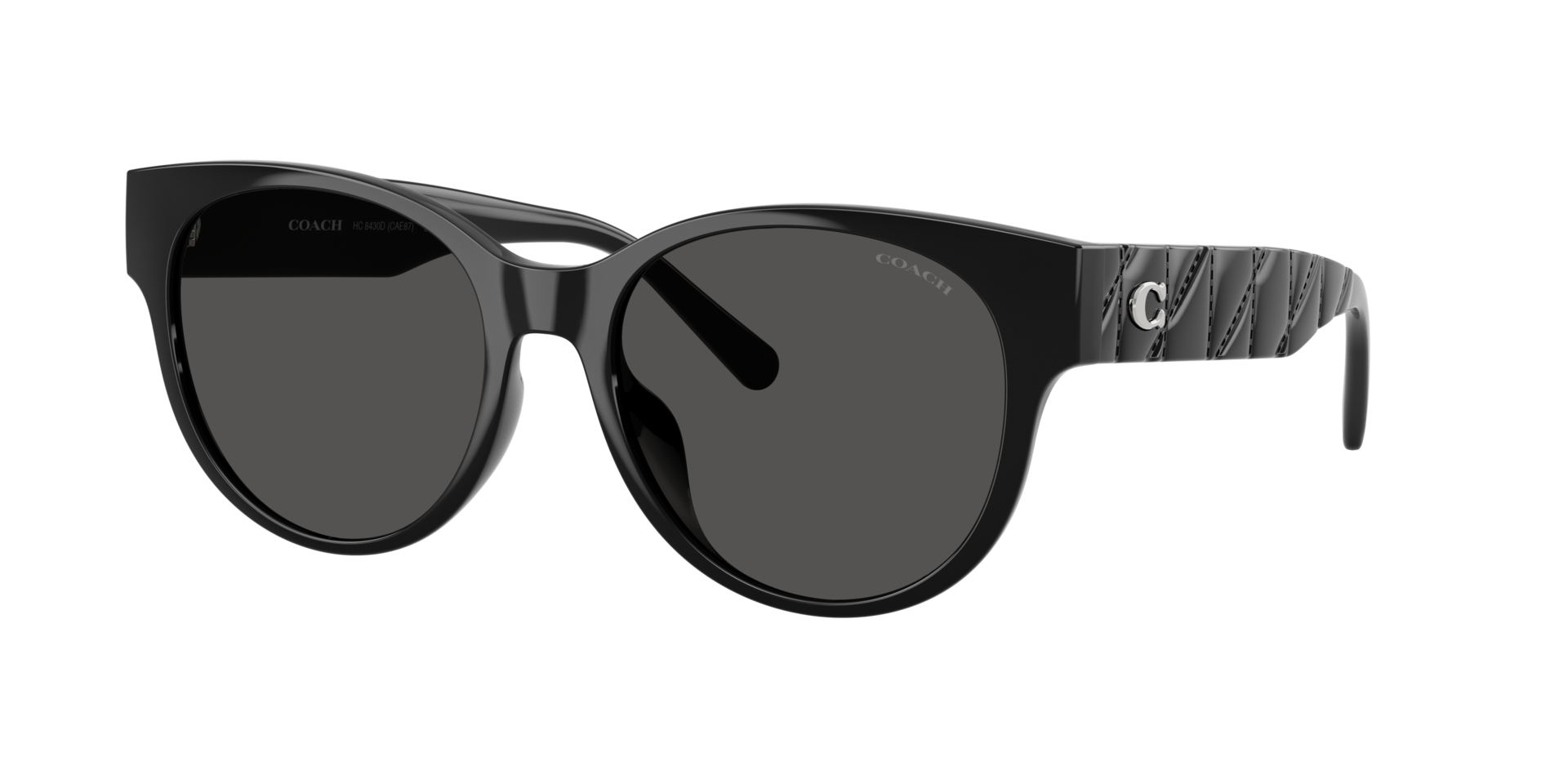 Coach CAE87 L (56 - 18) with Grey lenses and Black frame 