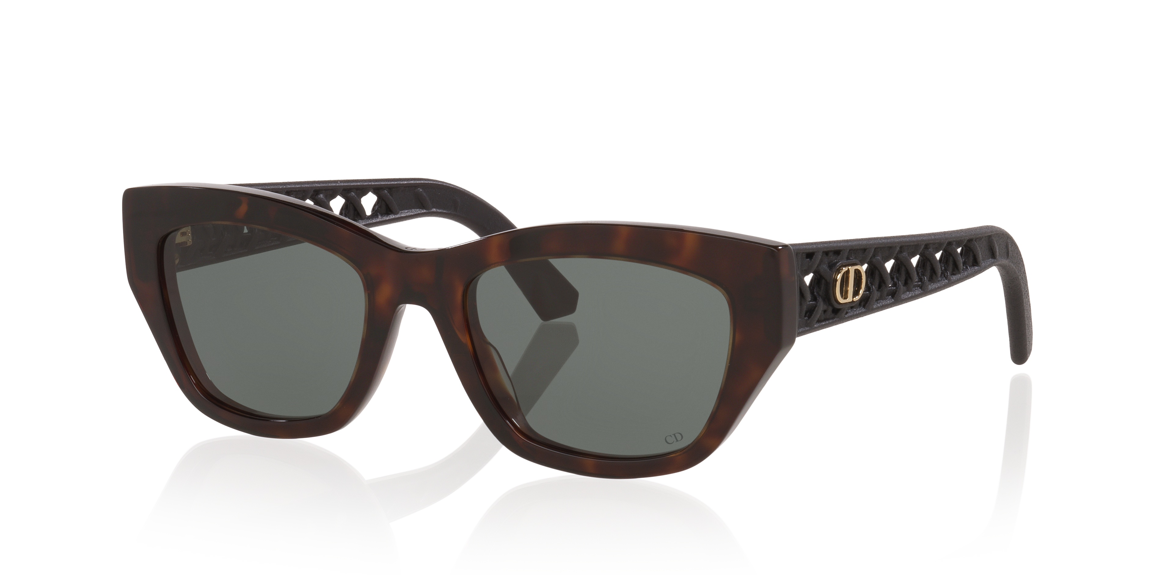 DIOR Verydior S2I S (53 - 20) with Green lenses and Brown frame