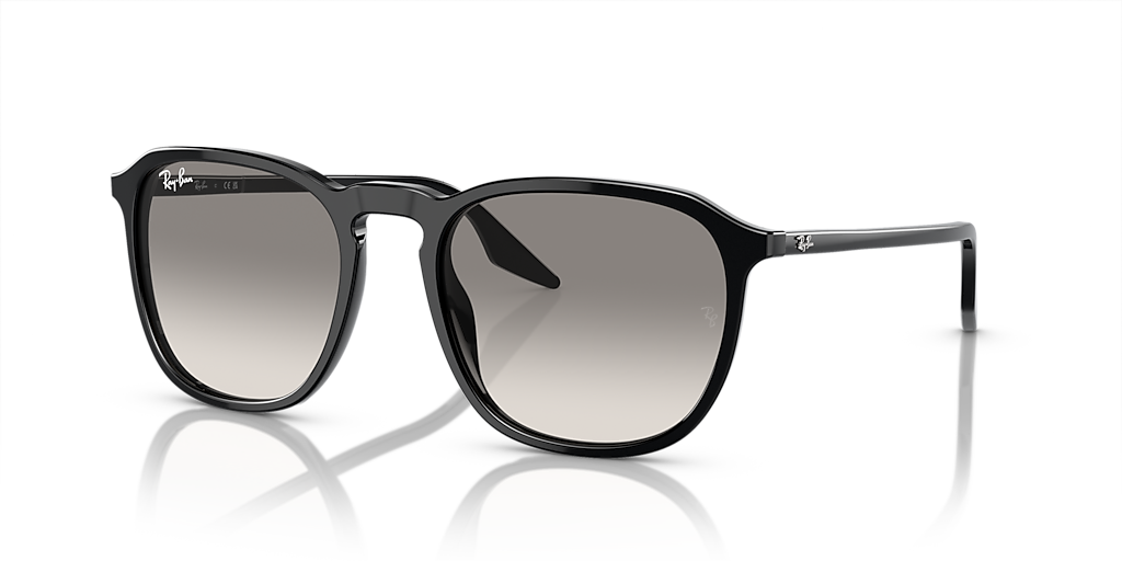 Ray-Ban サングラス ブラック Ray-Ban RB2203 L (55 - 20) with Grey lenses and Black frame