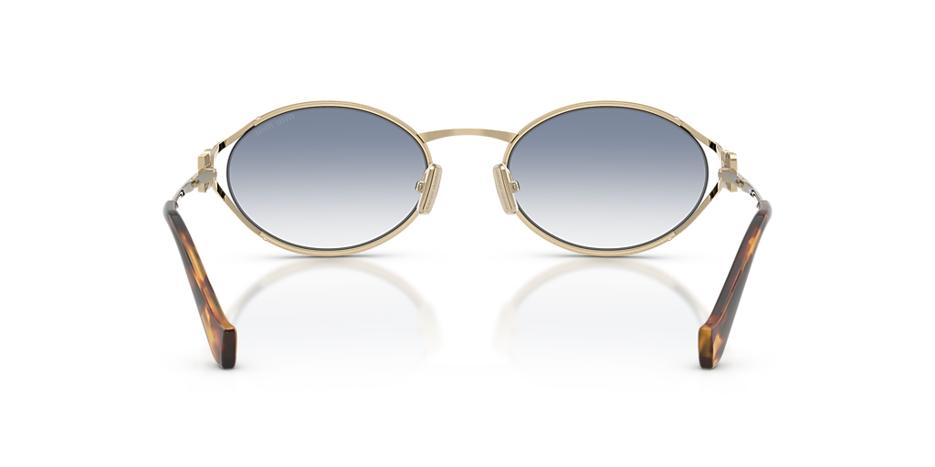 Miu Miu Women Sunglasses Gold Blue Gradient Clear Oval MU52YS ZVN80O BRAND NEW Miu Miu MU 52YS Women main image 4