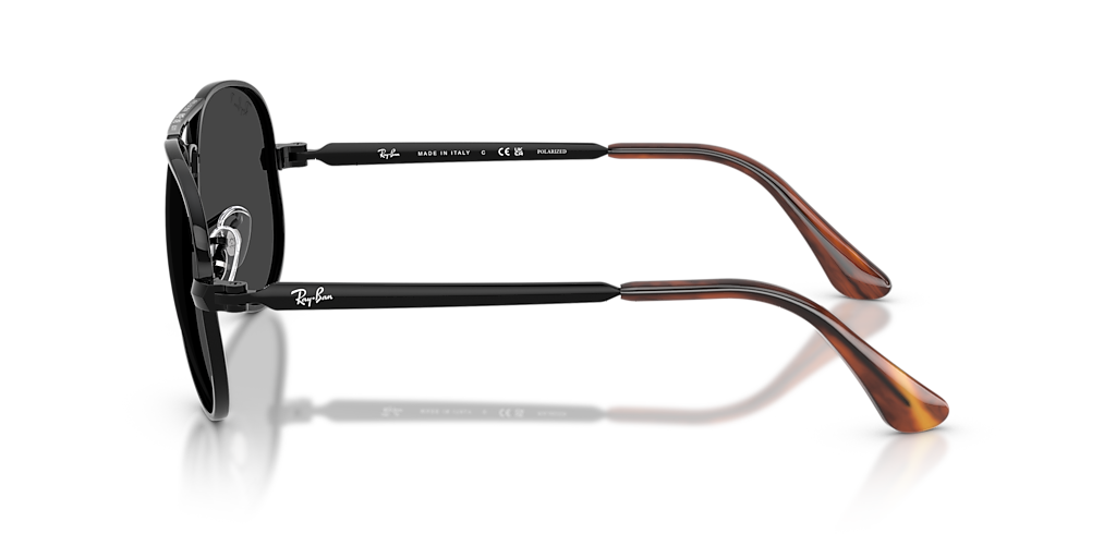 RAY-BAN RB3925 Aviator Max Black - Sunglasses, Black Polarized Lens