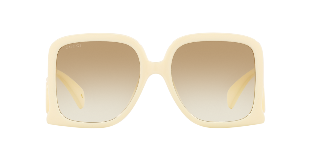 GUCCI GG1326S Ivory - Women Luxury Sunglasses, Brown Lens